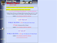 Tablet Screenshot of greatdayskate.com